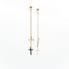 Aretes De Cruz Colgantes