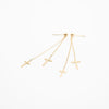 Aretes De Cruz Colgantes