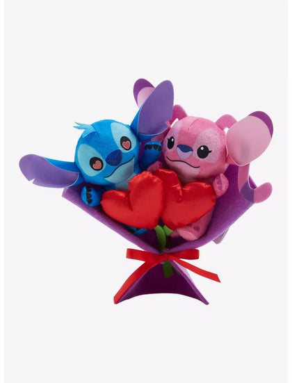 Disney Lilo & Stitch Angel & Stitch Peluche Bouquet Ramo San Valentin