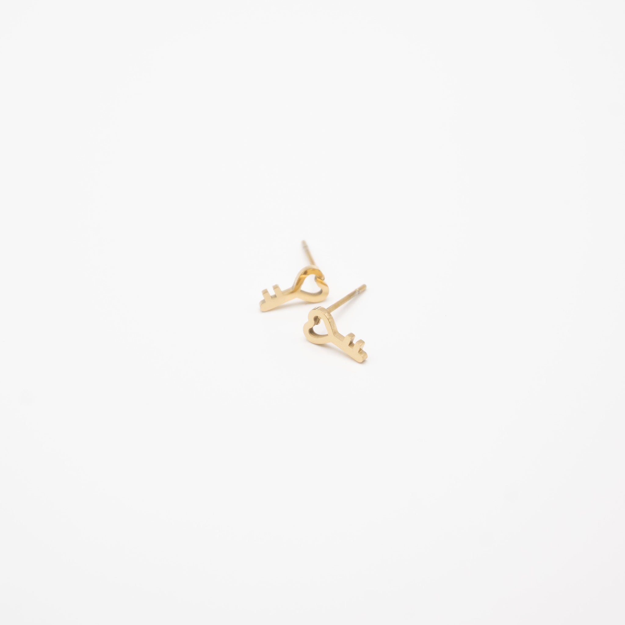 Aretes De Llave Y Corazón
