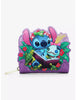 Stitch Cartera Floral Leyendo