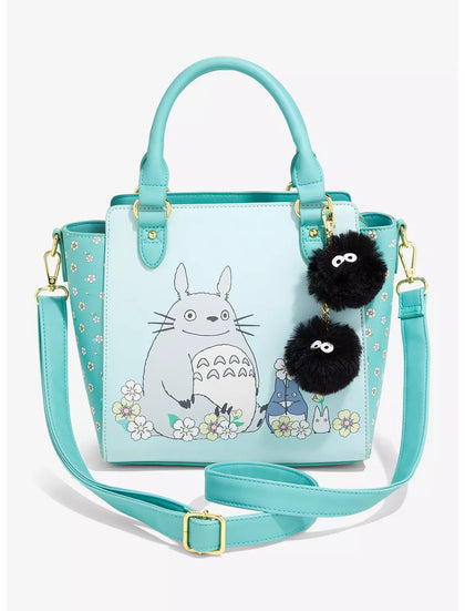 Studio Ghibli My Neighbor Totoro Soot Sprite Fuzzy Charm Bolsa Satchel