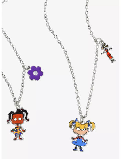 Rugrats Angelica Y Sussie Set Mejores Amigas Collar BFF