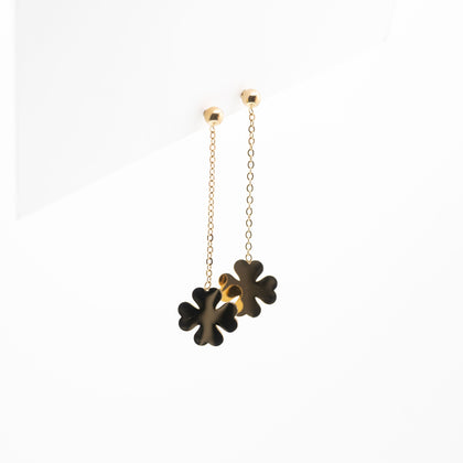 Aretes De Trébol Colgante