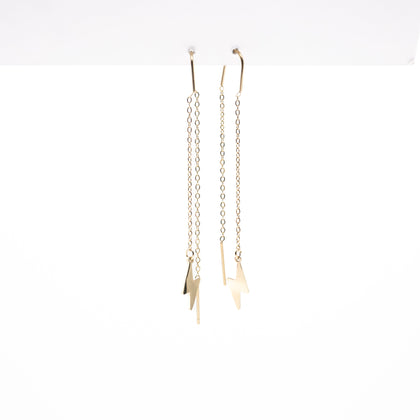 Aretes De Rayos Colgante