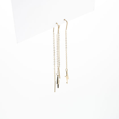 Aretes De Rayos Colgante