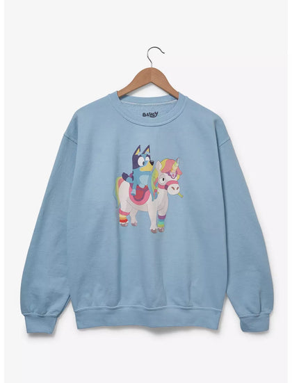 Bluey Sudadera Unicornio Adulto
