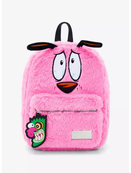 Coraje El Perro Cobarde Mochila Peluche