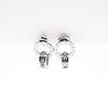 Arete Anillos Entrelazados Strass