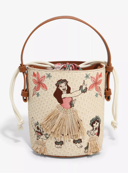 Bolso floral Lilo & Stitch