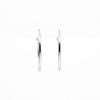 Aretes De Argolla Plateados
