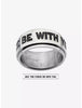 Star Wars May The Force Be With You Spinner Anillo