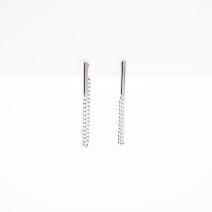 Aretes De Cadena Colgante