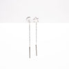 Aretes De Luna Y Estrella Colgantes