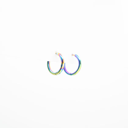 Aretes De Argolla Anodizado