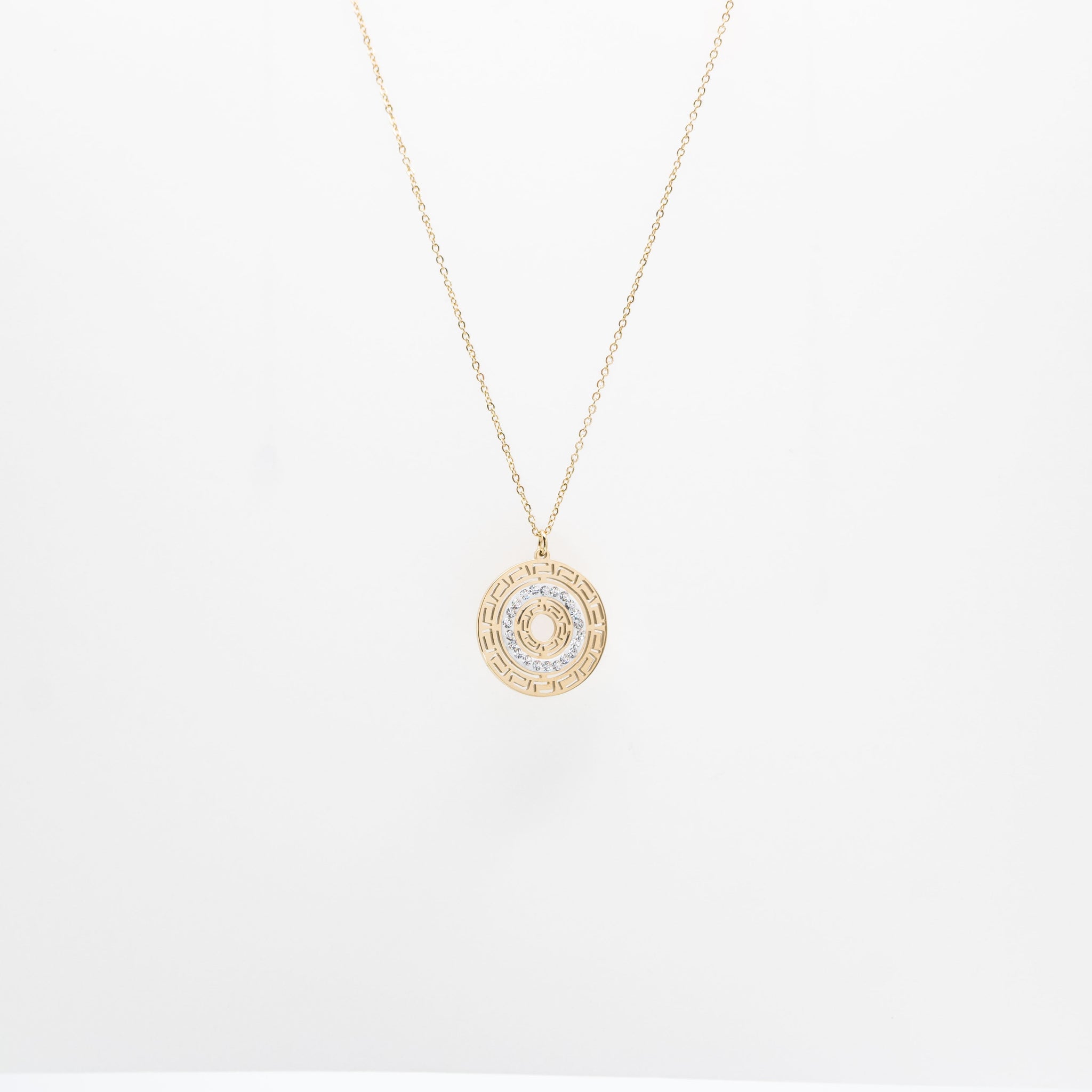 Collar Con Dije Calado Griego