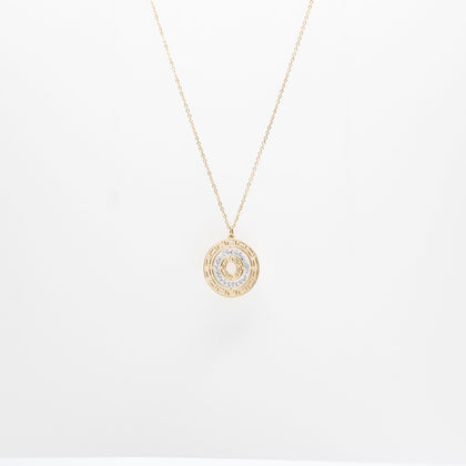 Collar Con Dije Calado Griego