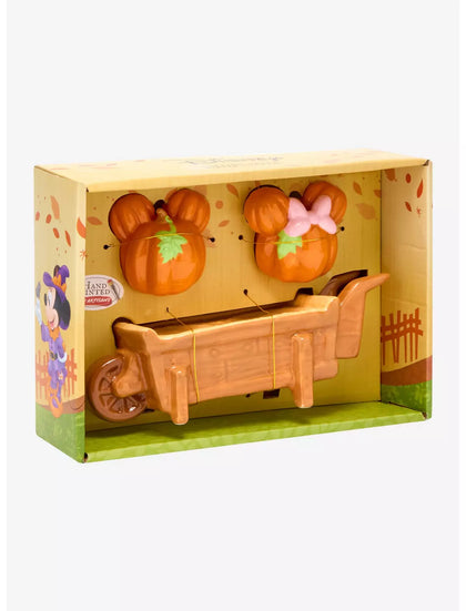 Mickey & Minnie Salero Y Pimentero Calabazas