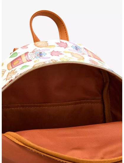 Loungefly Disney Stitch Pumpkin Spice Latte Mini Mochila