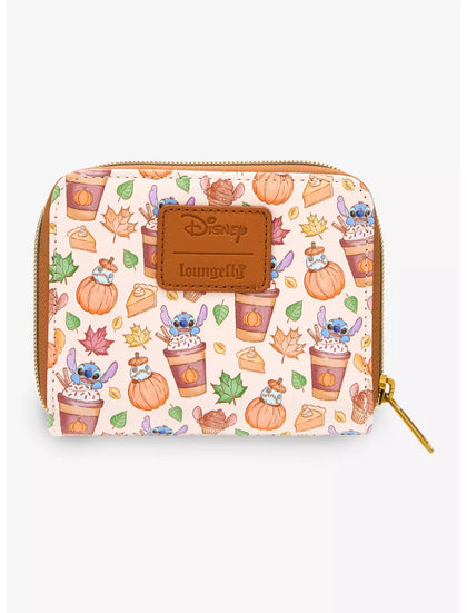 Loungefly Disney Stitch Pumpkin Spice Latte Cartera