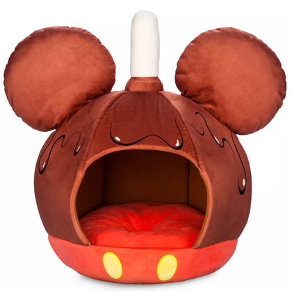 Mickey Mouse Casita Para Mascota Cama Manzana Caramelo