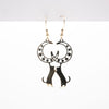Aretes De Gato Y Luna