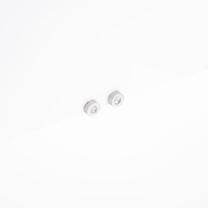 Aretes De Reloj Con Circonia