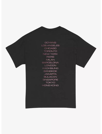 BLACKPINK Deadline World Tour Stops T-Shirt