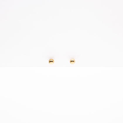 Aretes Dorados Minimalistas Pequeño