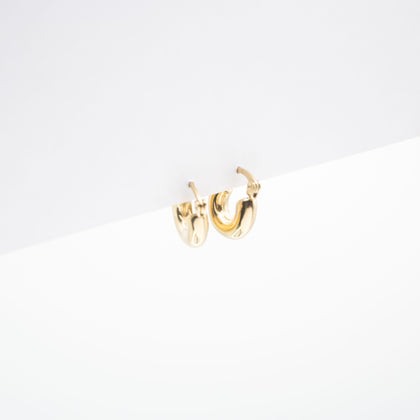 Aretes De Argolla Gruesa
