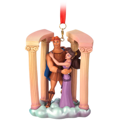 Hercules Y Megara Sketchbook Ornamento Navideño Calabaza