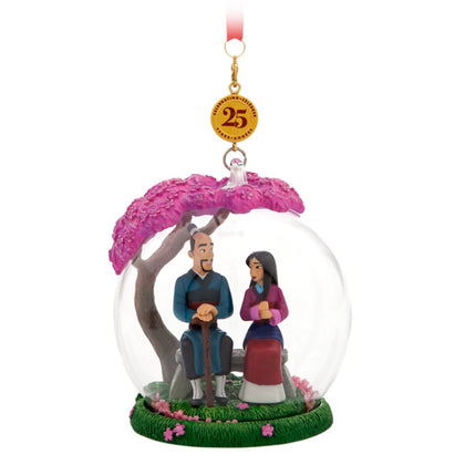 Mulan Legacy Sketchbook Ornamento Navidad 25th Aniversario