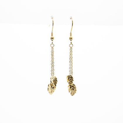 Aretes Multicadena Hojas