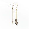 Aretes Multicadena Hojas