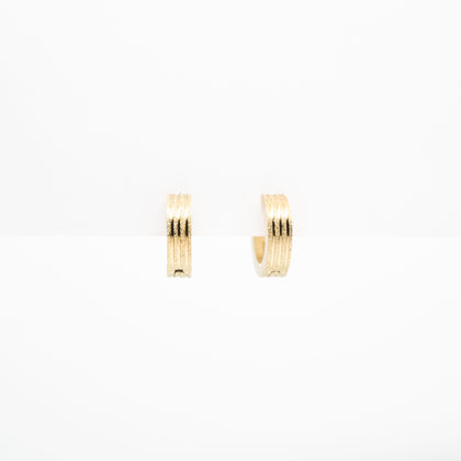 Arete De Argolla Con Brillo