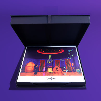 Coraline Caja Edición Limitada con 4 Prints Glicée de LAIKA Live San Diego