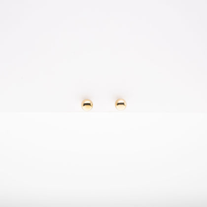 Arete Minimalista Dorado Mediano