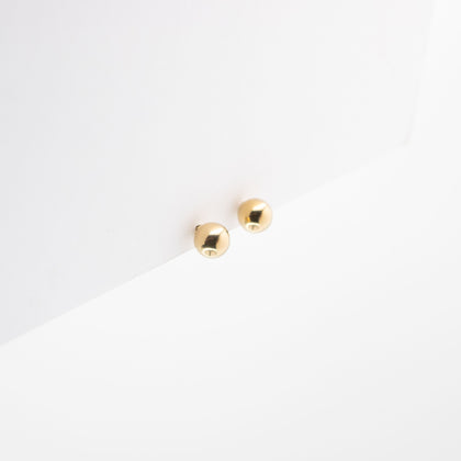 Arete Minimalista Dorado Grande
