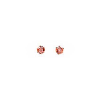 Aretes Dorados De Cubic Zirconia