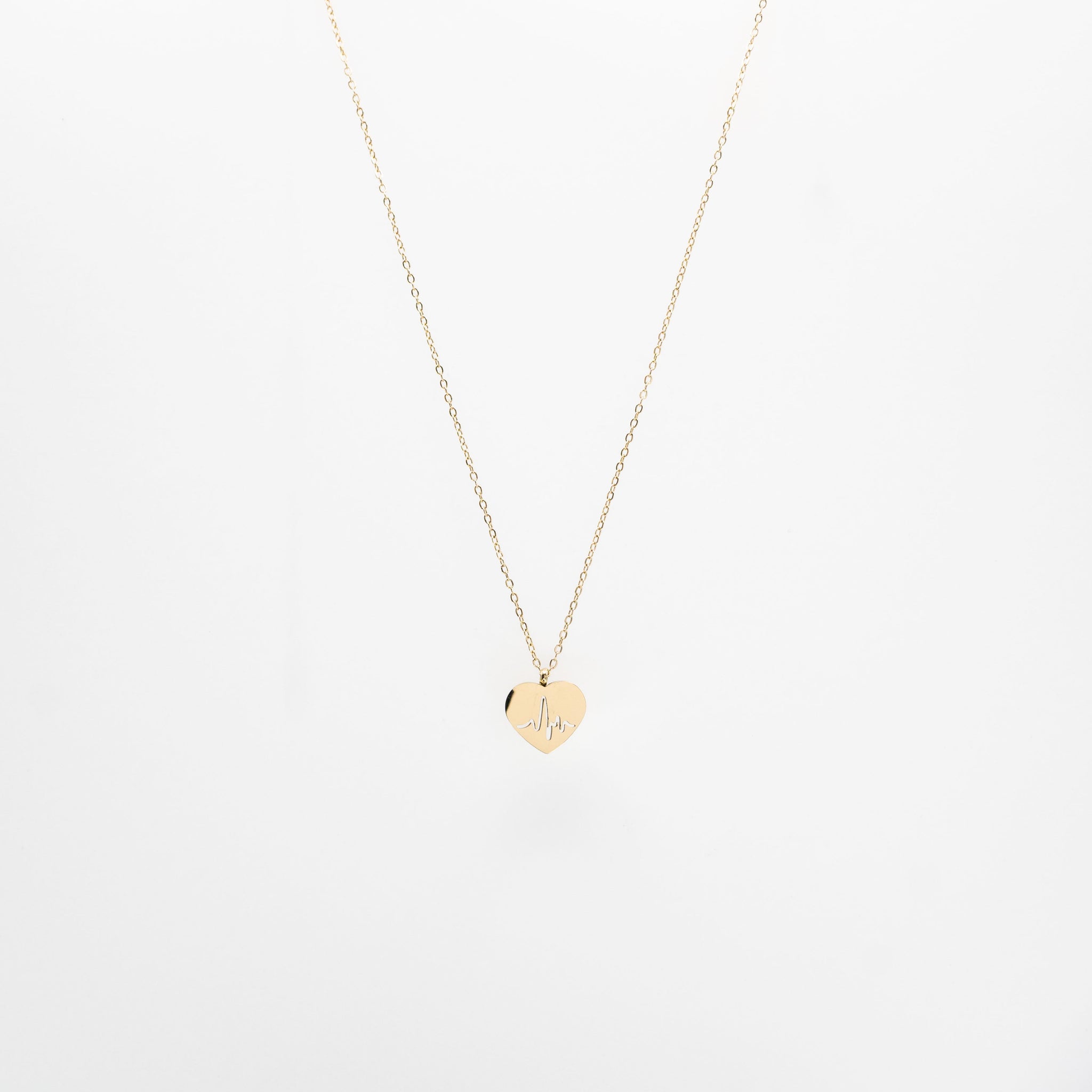 Collar Con Dije De Corazón Y Latido