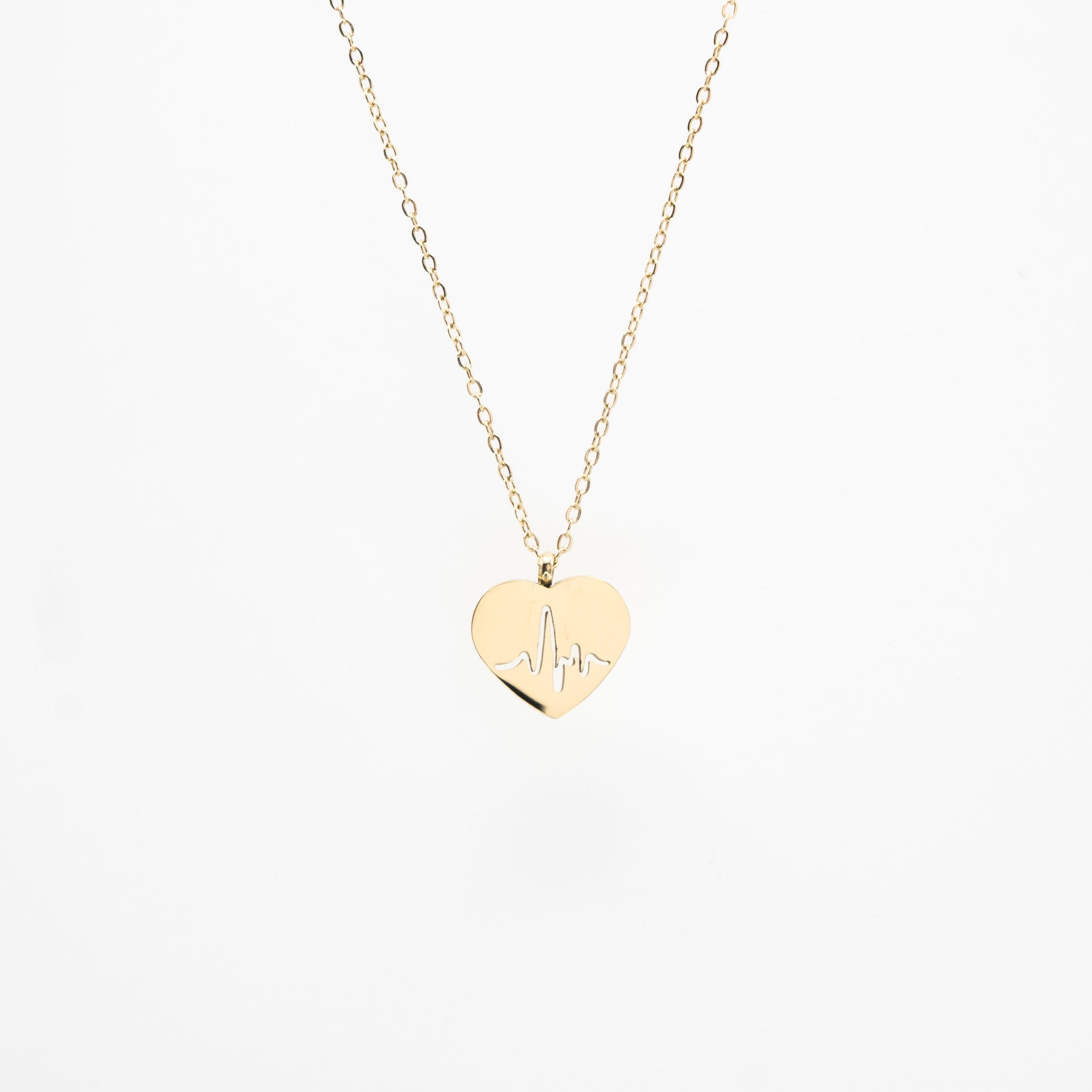 Collar Con Dije De Corazón Y Latido