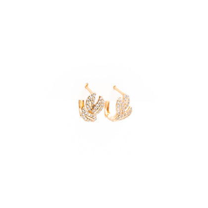 Aretes Entrelazados Strass
