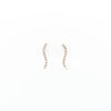 Aretes Ondulados Strass