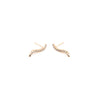 Aretes Ondulados Strass