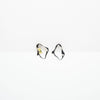 Aretes Plateados Con Circonia