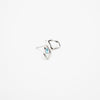 Aretes Plateados Con Circonia