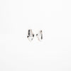 Aretes Plateados Con Circonia