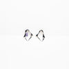 Aretes Plateados Con Circonia