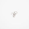 Aretes Plateados Con Circonia