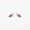 Aretes Dorados De Circonia Y Strass